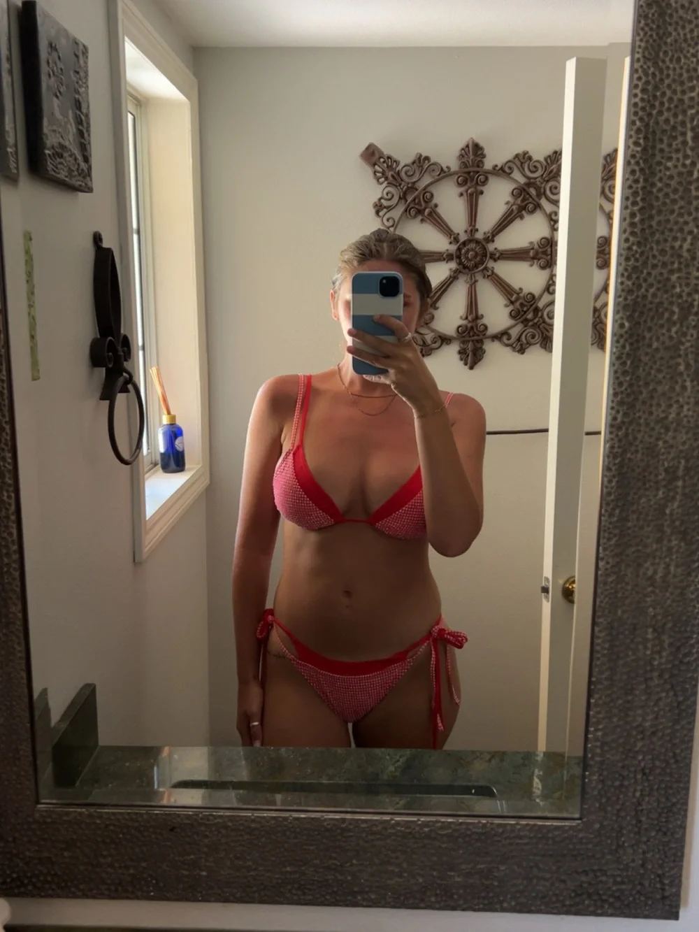 Red Tie-Side Bikini Set - Classic Women's Swim Bikini
